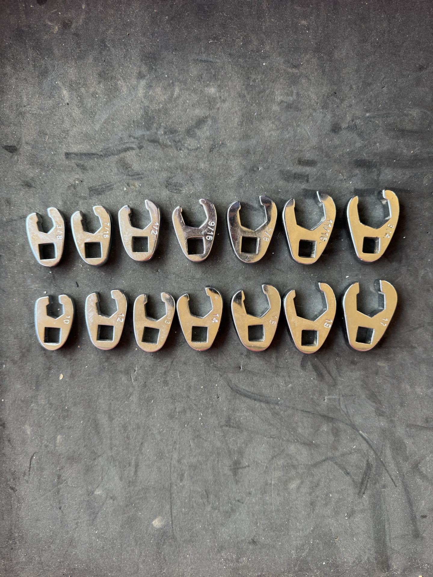 Metric/SAE Crowfoot Flare Nut Wrench Set