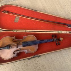GERMAN Hofner Vintage 1/4 Student Violin / Bow / Case