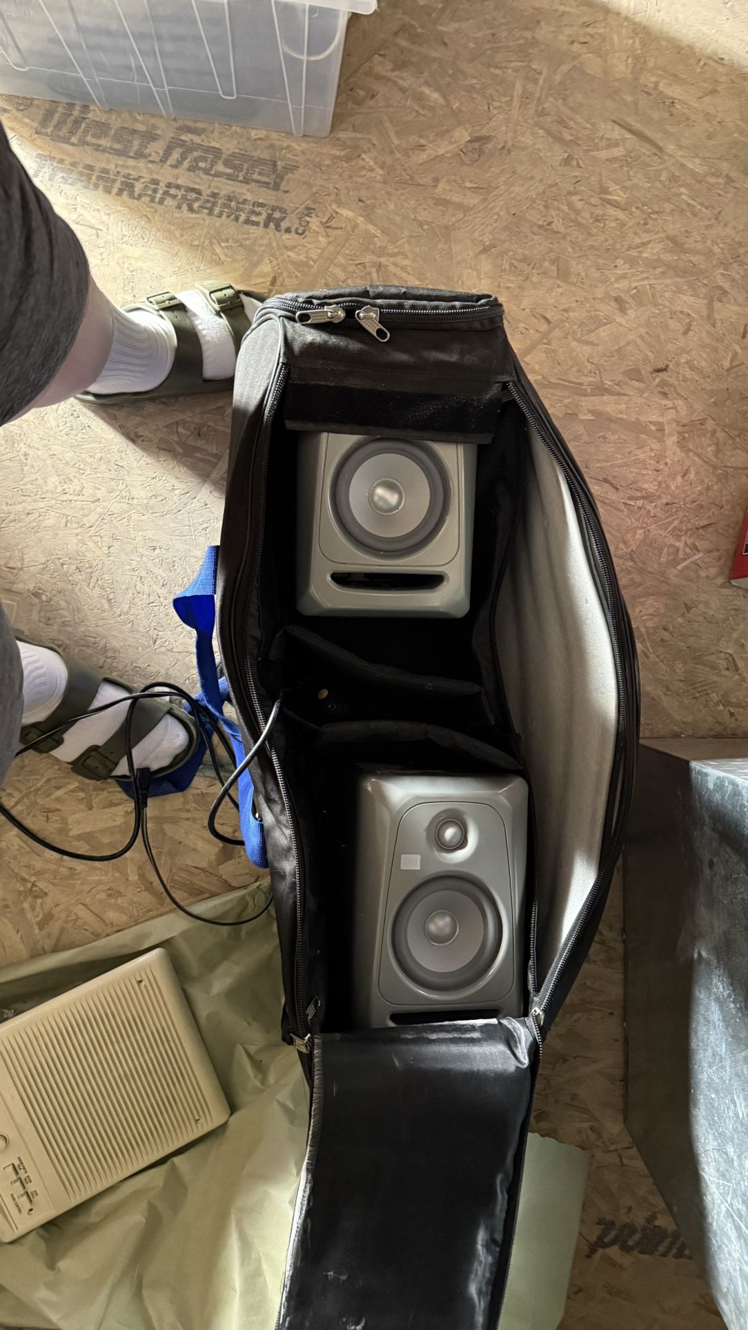 KRK Monitors With Case