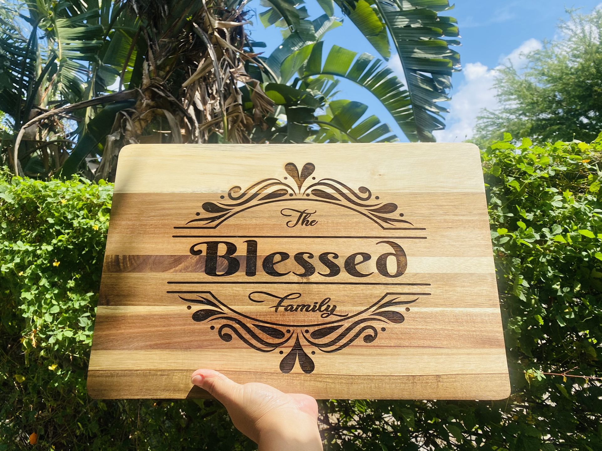 Personalized Laser Engraved Cutting Board