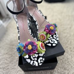 Betsy Johnson Flower Open Toe Sandals Indy