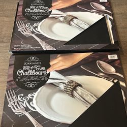chalk board placemats 
