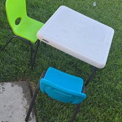Lifetime chairs and table