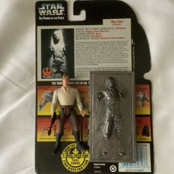 1996 Kenner Star Wars Power of the Force Han Solo in Carbonite Block Figure