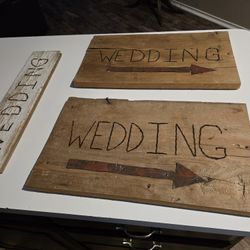 Rustic Wedding Signs Decor 
