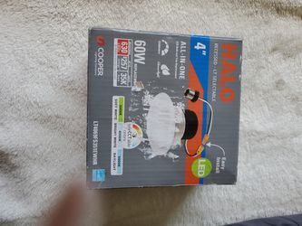 Halo Recessed 4" All-in-one LED selecctable Colors