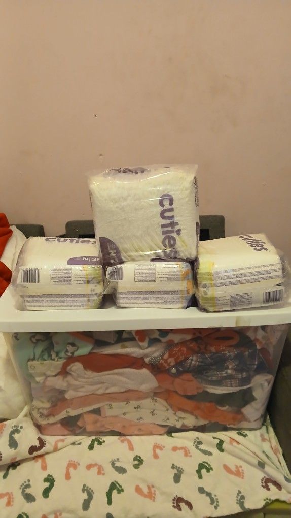 Clothes And Diapers Newborn