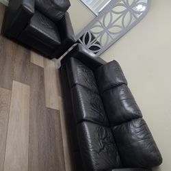 Leather Sofa Set