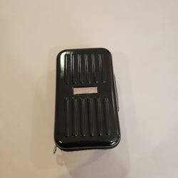 Salvatore Ferragamo EVA AIR Mini Black Zip Travel Case Amenity Toiletry  
Bag Pouch. Pre-owned, good shape. Pouch only! Great for travel. Weight 6 
oz