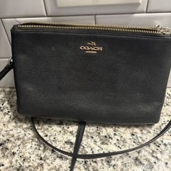 Coach black purse