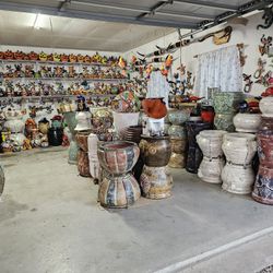 Mother's Day Weekend Before Is Here! Plants, Clay Pots, Talavera Pots, Yard Art, Talavera, Spinners, Wall Decoration and More. RAIN OR NOT WE'LL BE HE