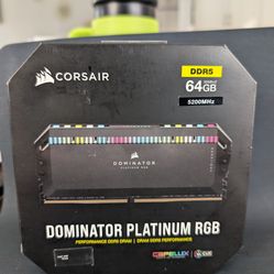 Ram DDR5 Corsair Dominator Platinum RGB 64GB -32GB x2