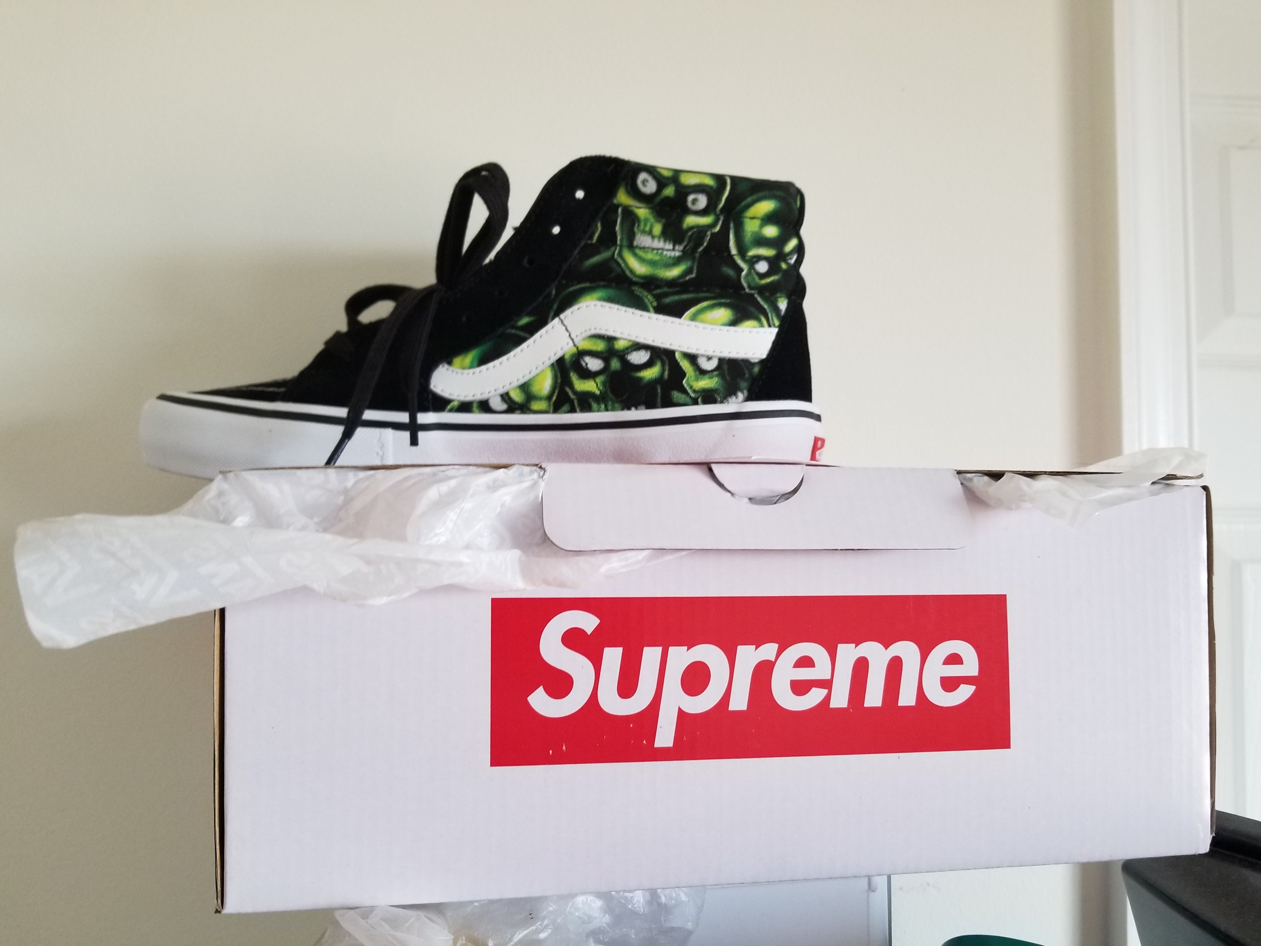 Supreme x Vans Skull sk8 hi [size 8]