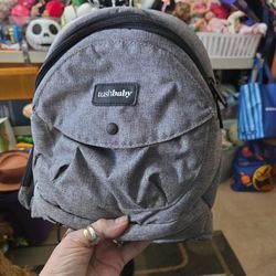 Tushbaby Hip Seat Baby Carrier - Black/ Gray