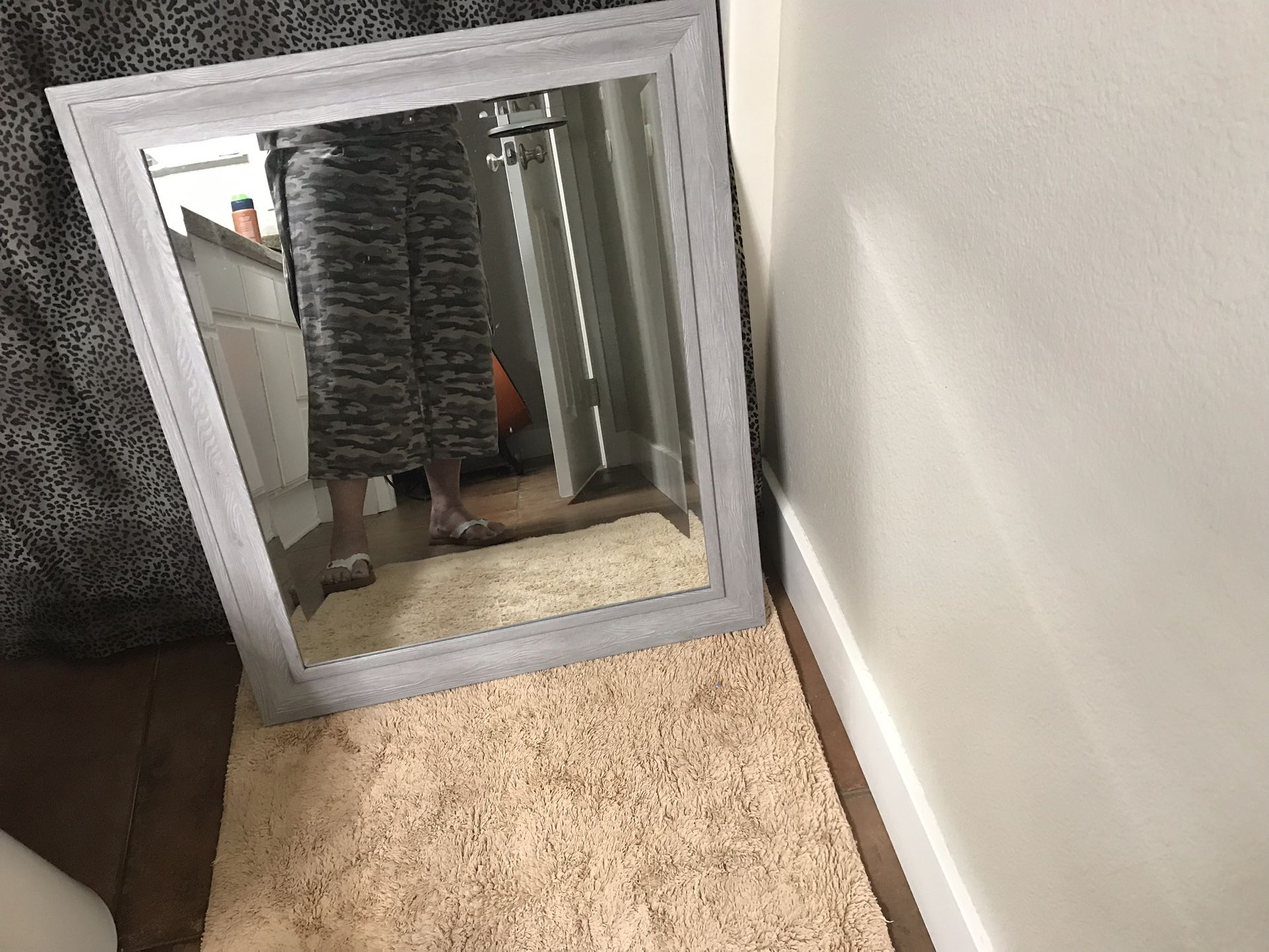 Beautiful Gray mirror 24x28
