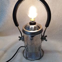 Vintage railroad lantern lamp