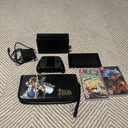Nintendo Switch  + Case + Games