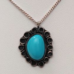 Blue Mohave Necklace.