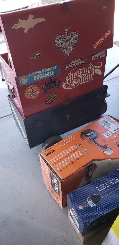 Tool Box On Cart