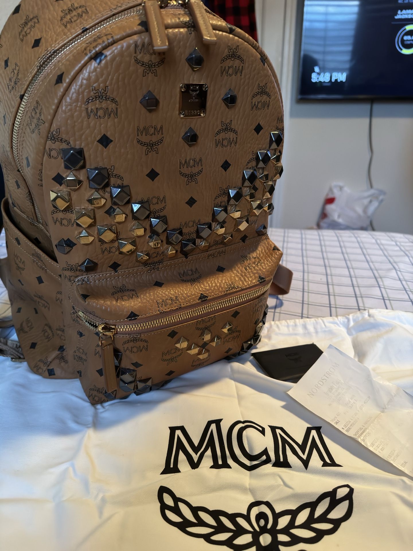 100% Real MCM Backpack Special Edition