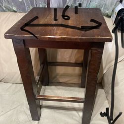 Solid Wood Bar Stools, Comfortable $25 Each Or $60 For 3