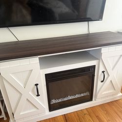 TV stand with Fireplace