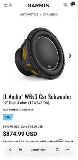 JL audio 12w6v3