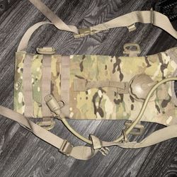 Army Print Water Backpack 