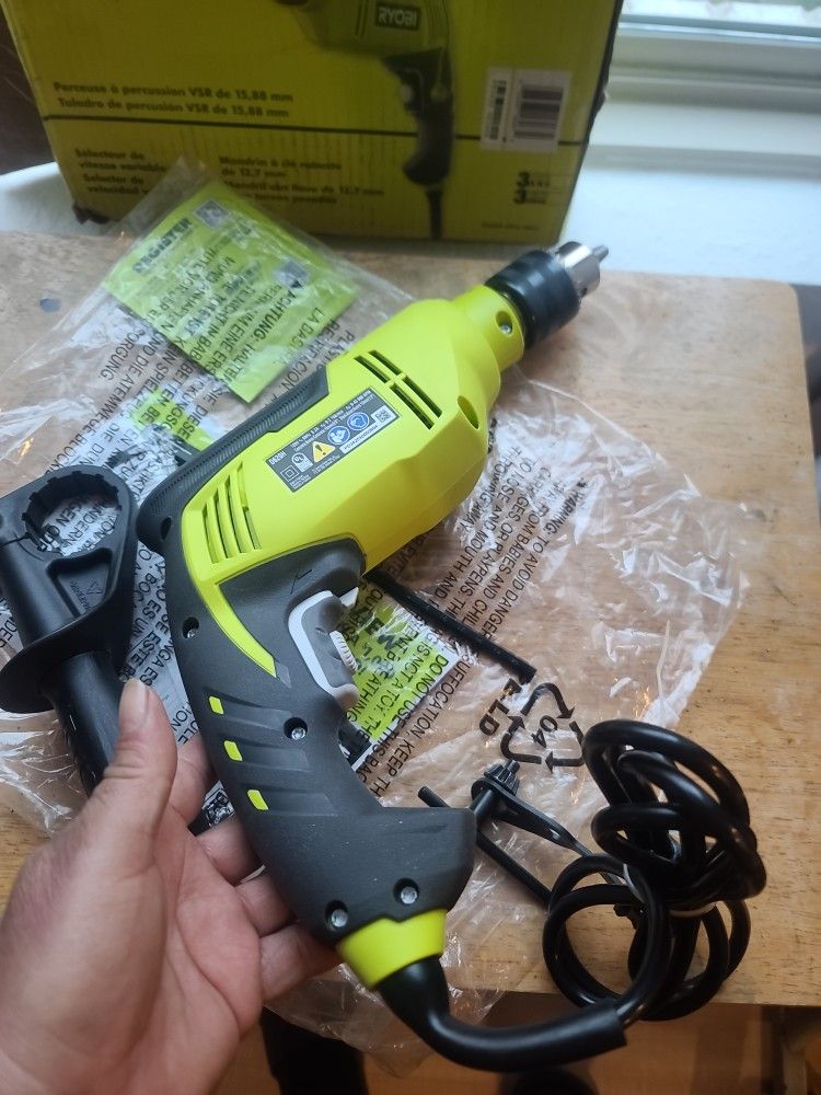 $70 RYOBI Amp Corded 5/8 Variable Speed Hammer Drill