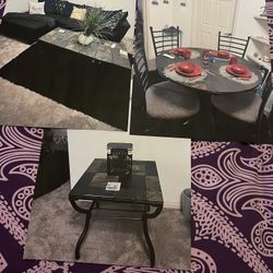 Furniture Turquoise, Black, Gray White