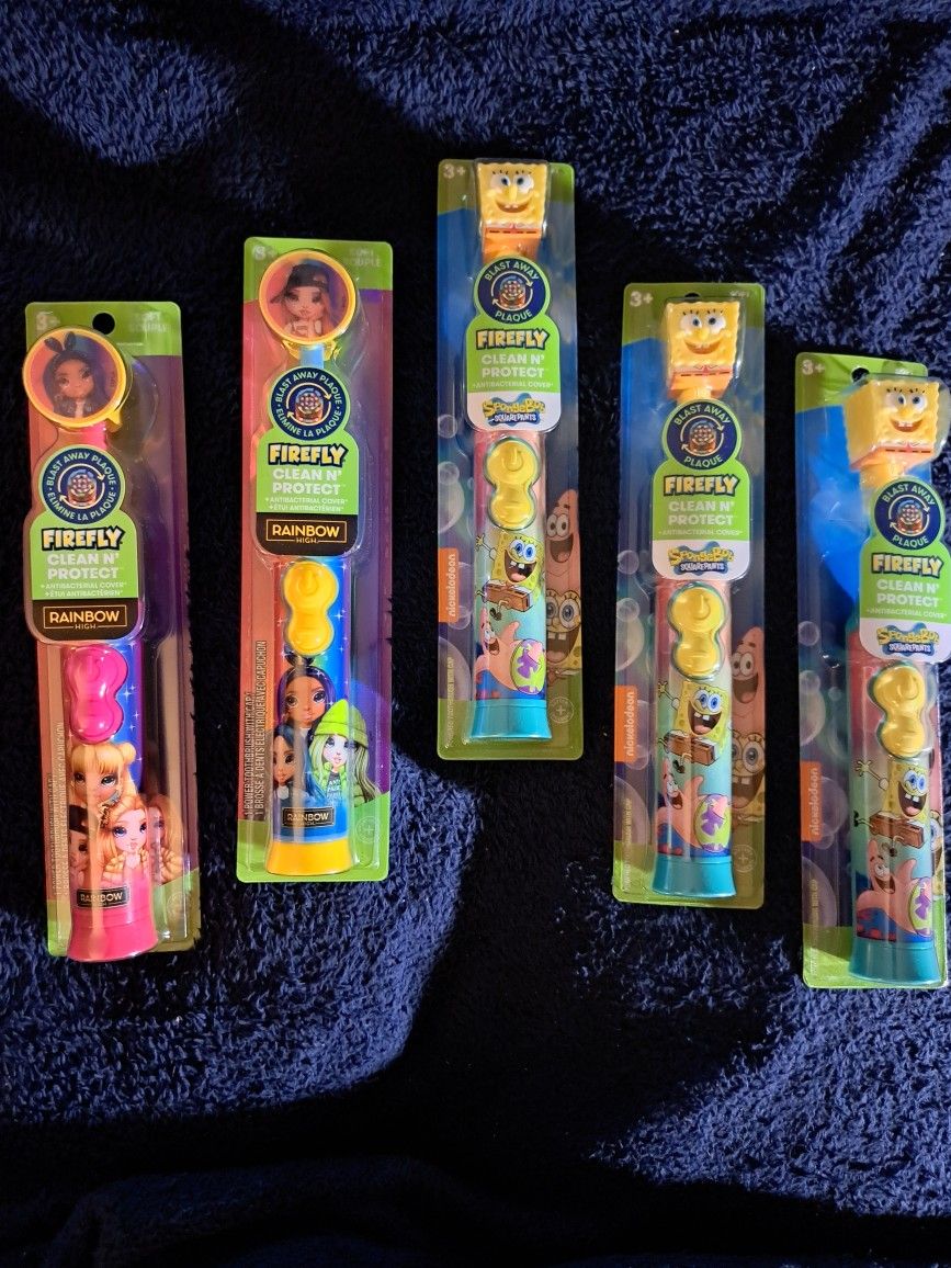 Firefly Clean And Protect SpongeBob Toothbrushes 
