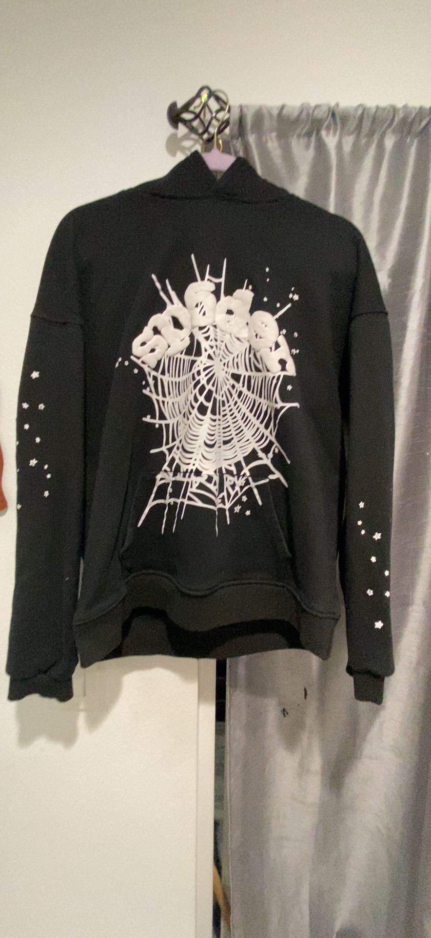 Black And White OG Spider Hoodie