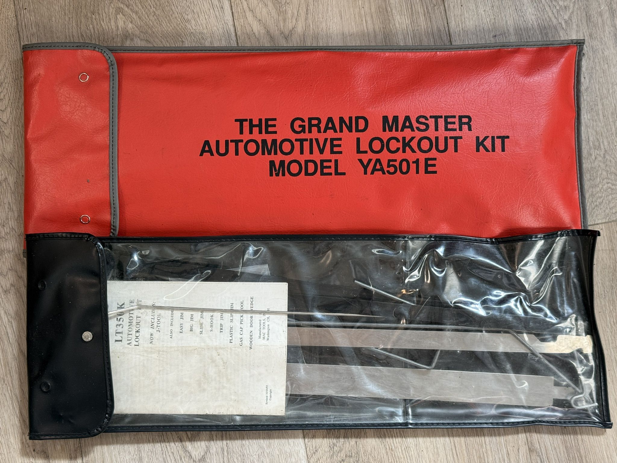 SNAP ON GRAND MASTER EXCELLENT COND. & MAC TOOLS Lockout Kit