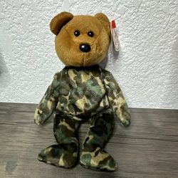 Ty Beanie Babies 10 Years HERO w/ Tag - Pre Owned