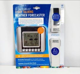 La Crosse Technology 3 Day Talking Wireless Weather Forecaster WA-1030 New.