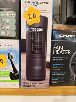 12 inch personal tower fan