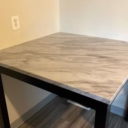 High Marble Table Chairs NOT INCLUDED 