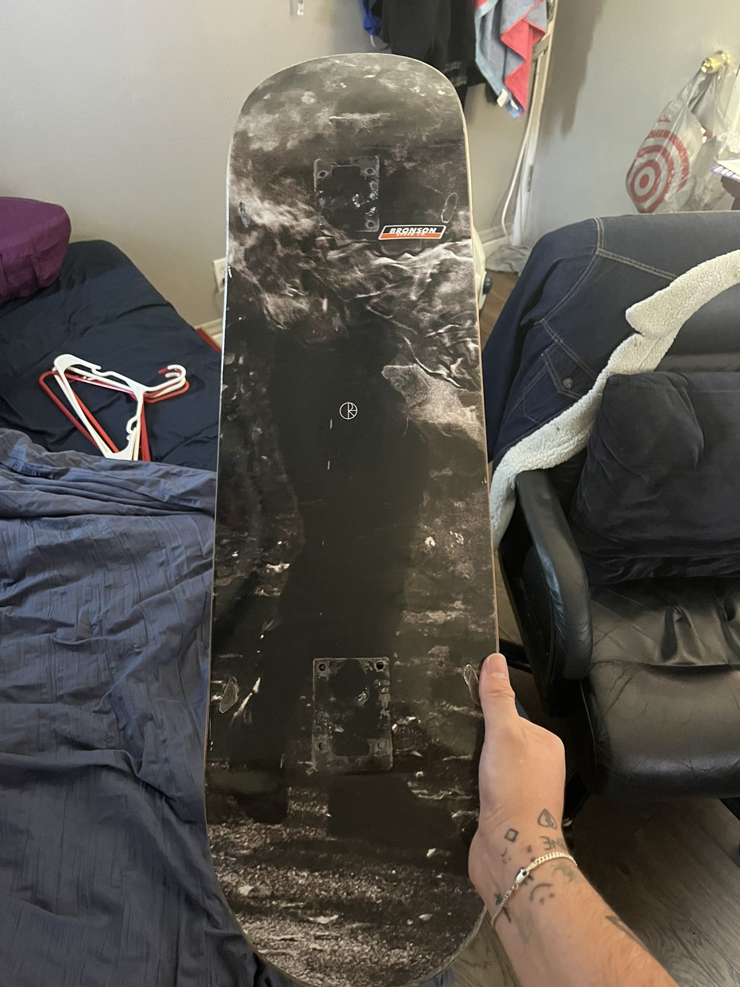 Skateboard Deck Polar Brand Size 8.25