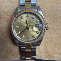 Rolex 69163  26MM box and papers two tone