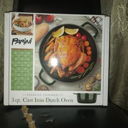 Parini 3 QT. Cast Iron Dutch Oven