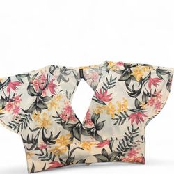 H&M Floral Crop Top 