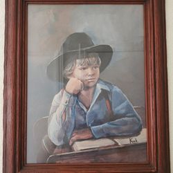 Country School Boy By Sandra Kuck