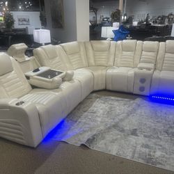 White Sectional 