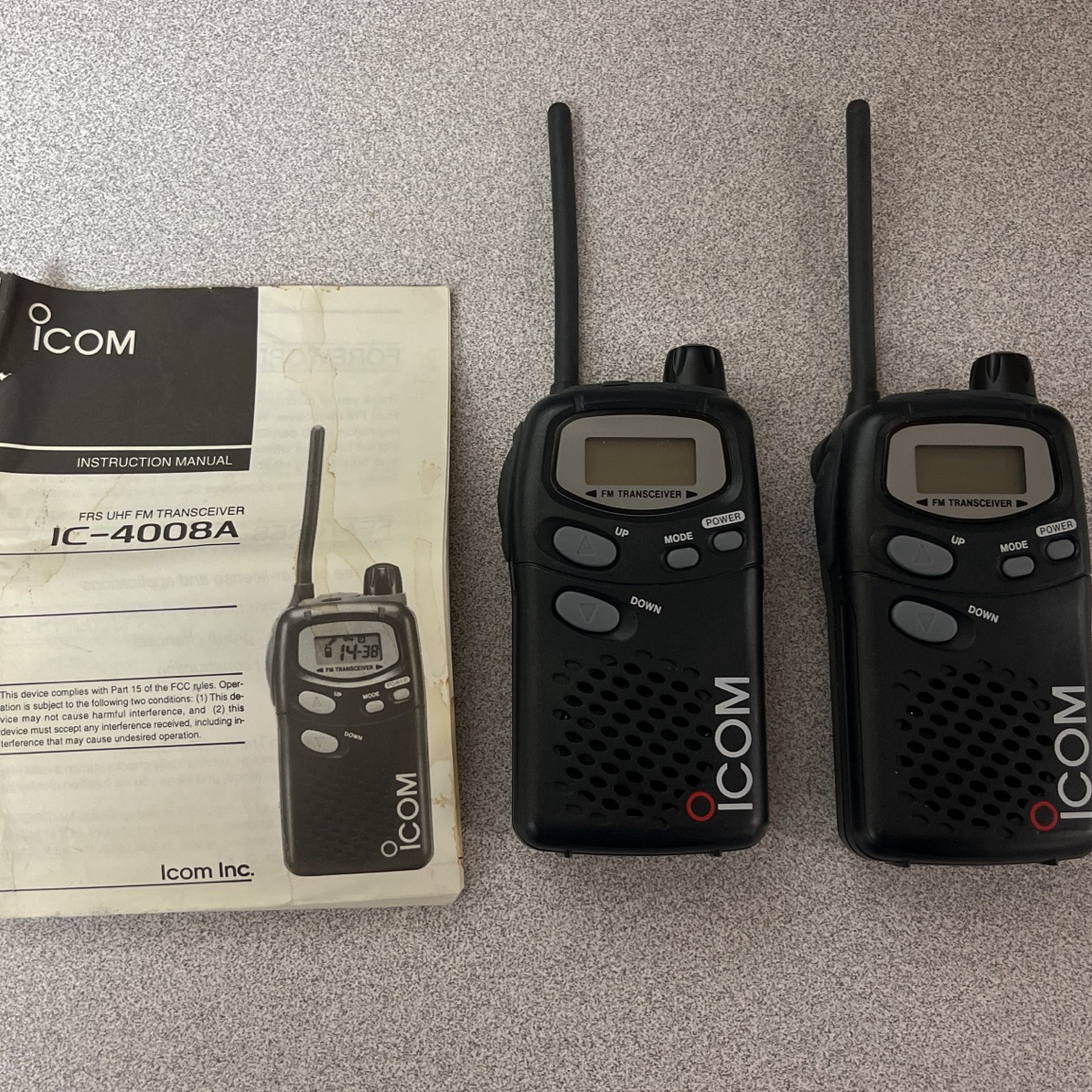 FRS Handheld Radio Pair