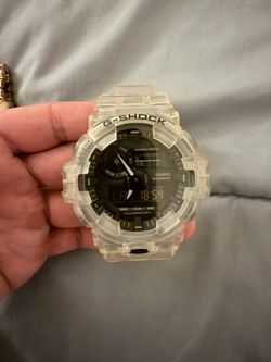 Clear G shock watch