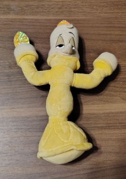 Disney Beauty and The Beast Lumiere Candle Stick Plush Toy 9"