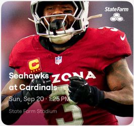 AZ Cardinals vs Seattle Seahawks