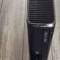 Black Microsoft Xbox 360 system console