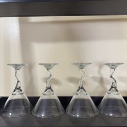 Martini Glass Set 4 Glasses 
