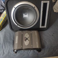 Nice 8-in Dual Subwoofer Excellent Good Condition Car Amp 800 W No Problem Working Condition Negotiable